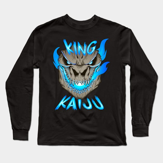 King Kaiju Long Sleeve T-Shirt by juanotron